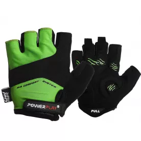 Велоперчатки PowerPlay 5013 B Зеленые M
