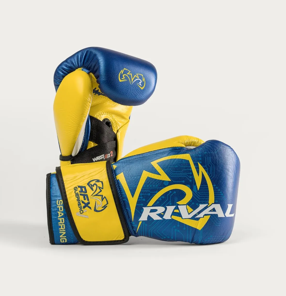 Боксерські рукавиці Rival RFX-Guerrero-V Sparring Gloves P4P Edition Blue-12