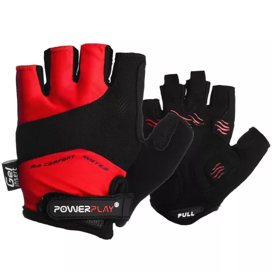 Велоперчатки PowerPlay 5013 D Червоні M