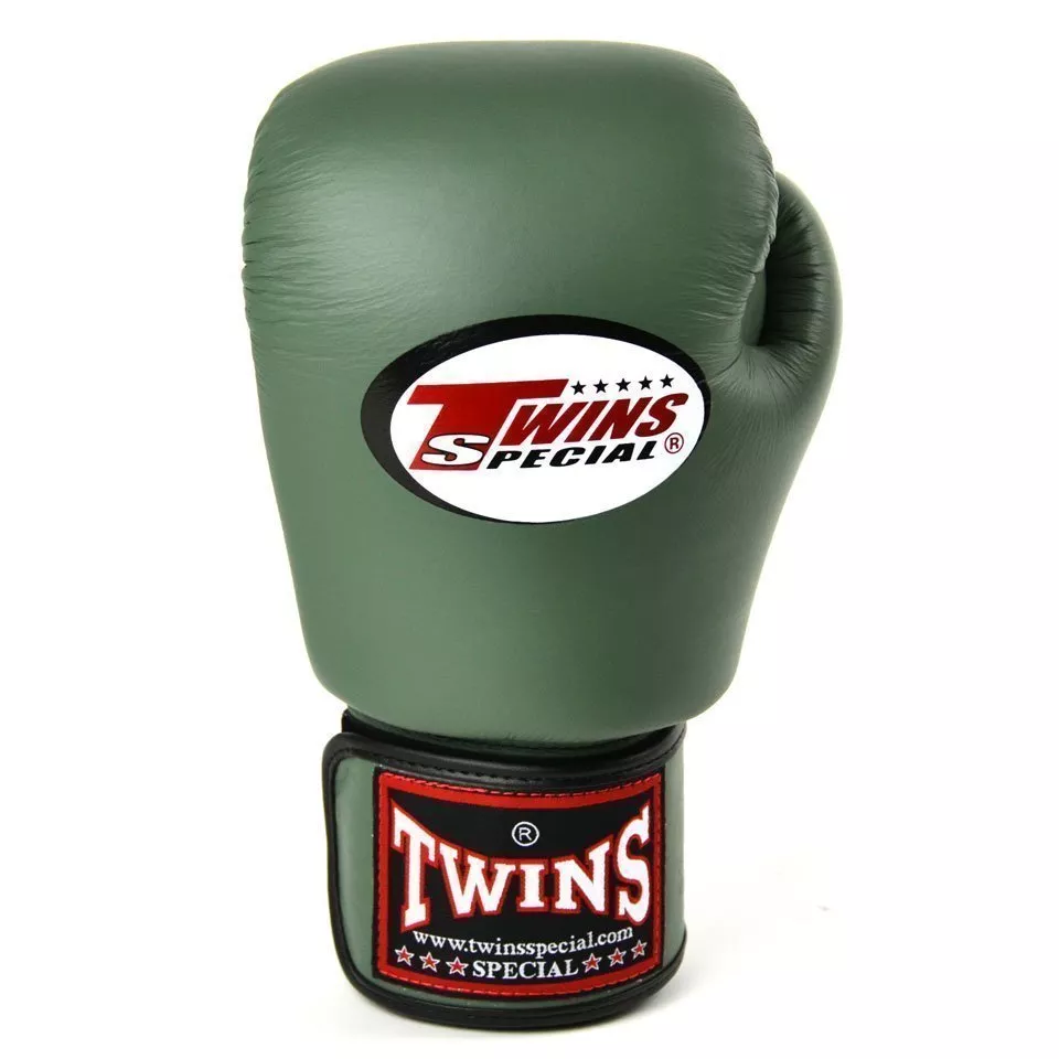 Перчатки для бокса Twins Special BGVL-3 Olive 12 унций