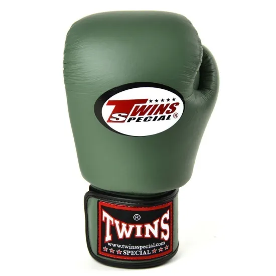 Перчатки для бокса Twins Special BGVL-3 Olive 12 унций
