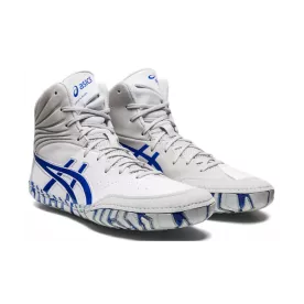 Борцовки ASICS AGGRESSOR 5 WHITE/LAPIS LAZULI BLUE-40,5