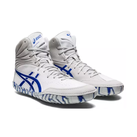 Борцовки ASICS AGGRESSOR 5 WHITE/LAPIS LAZULI BLUE-40,5