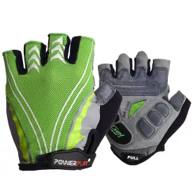 Велоперчатки PowerPlay 5007 A Зеленые M