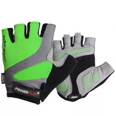 Велоперчатки PowerPlay 5004 C Зеленые L