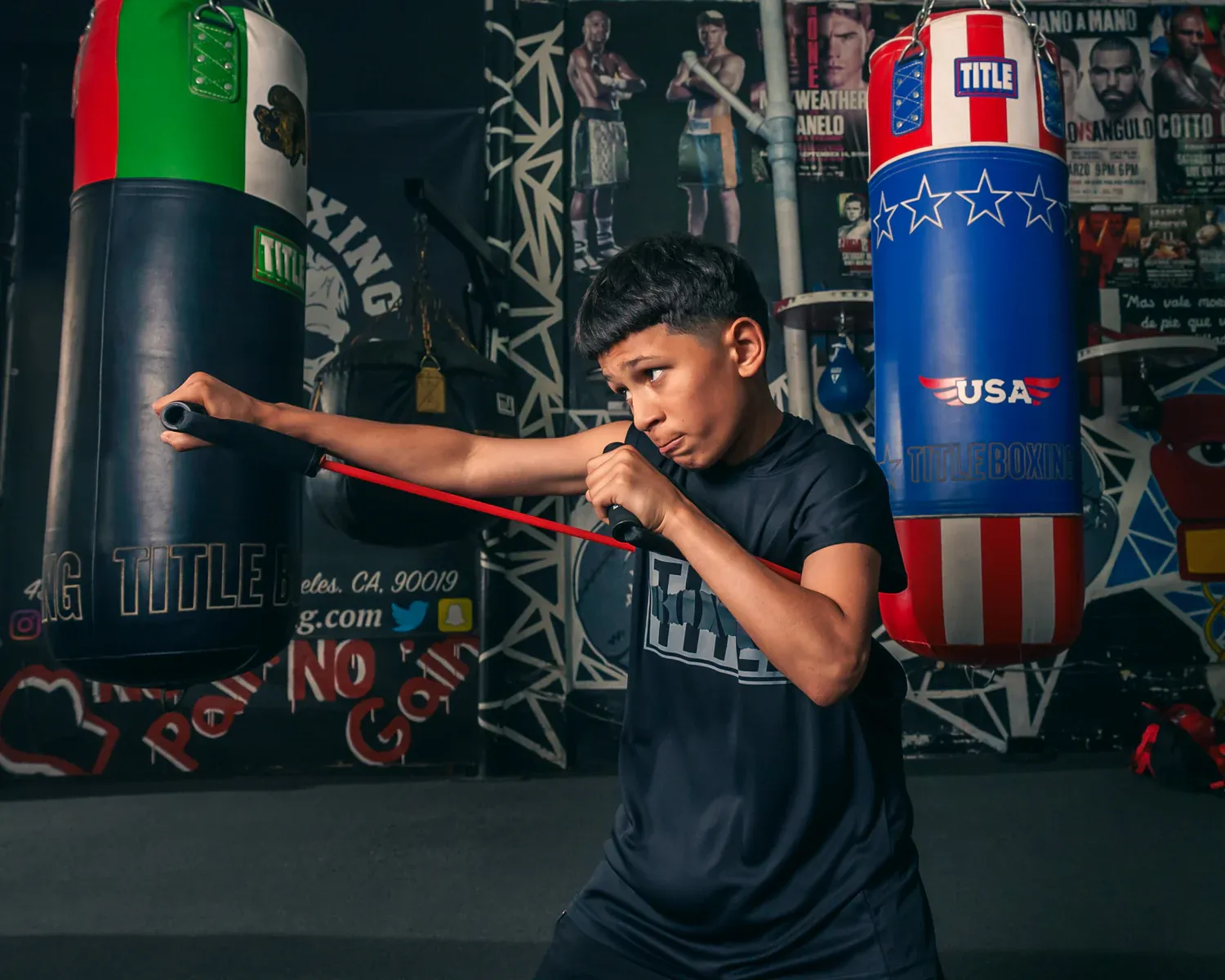 Бой с тенью TITLE Boxing Resistance Band Shadow Boxer