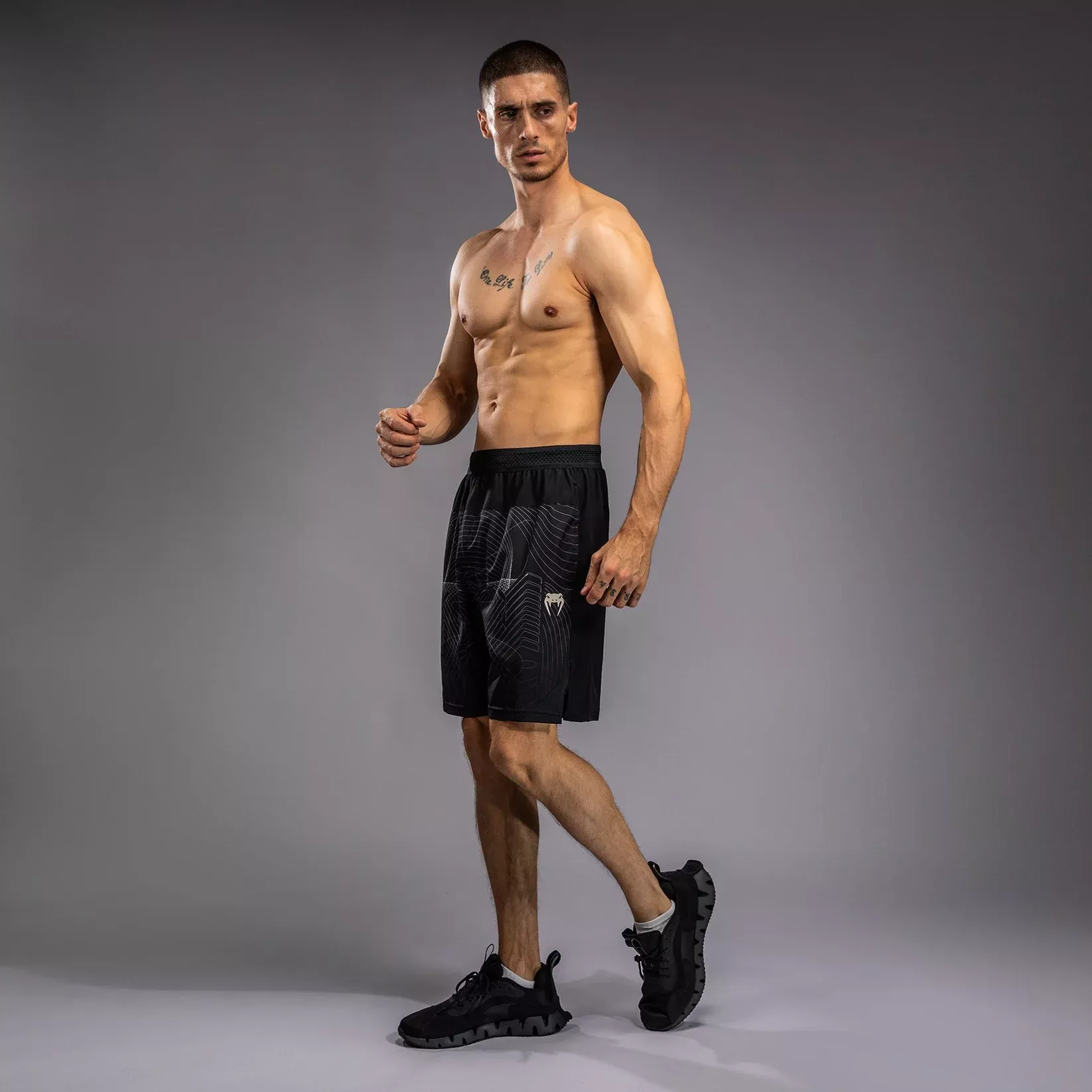 Шорты Venum G-Fit Air Training Short Deep Black/Desert Sand-S