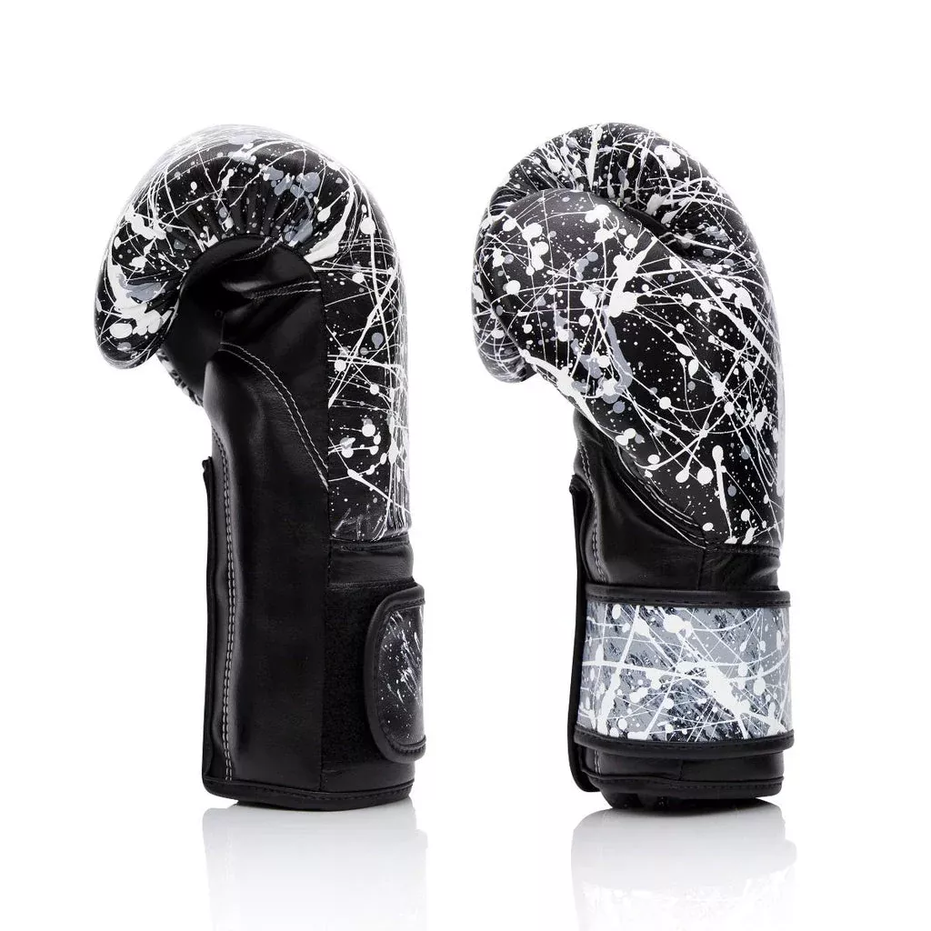Боксерські рукавички Fairtex BGV14 Black Painter-12 унцій