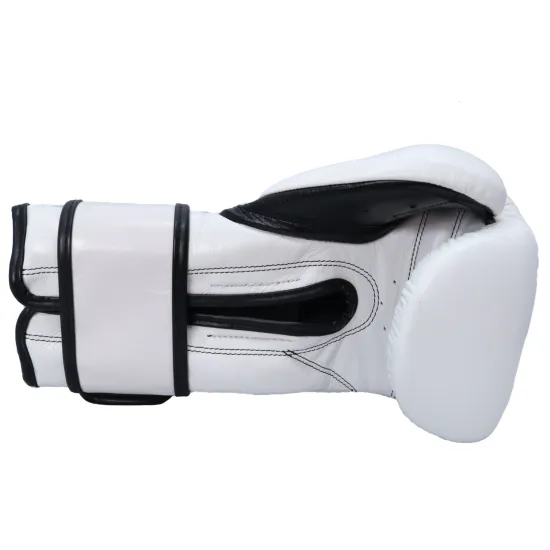Боксерские перчатки Cleto Reyes Hook and Loop Training Gloves White-12