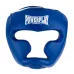 Боксерский шлем тренировочный PowerPlay 3068 PU + Amara Сине-белый XS