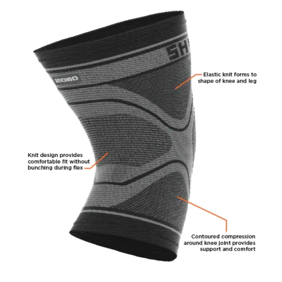 Наколенник Shock Doctor Compression Knit Knee Sleeve (1шт)-S
