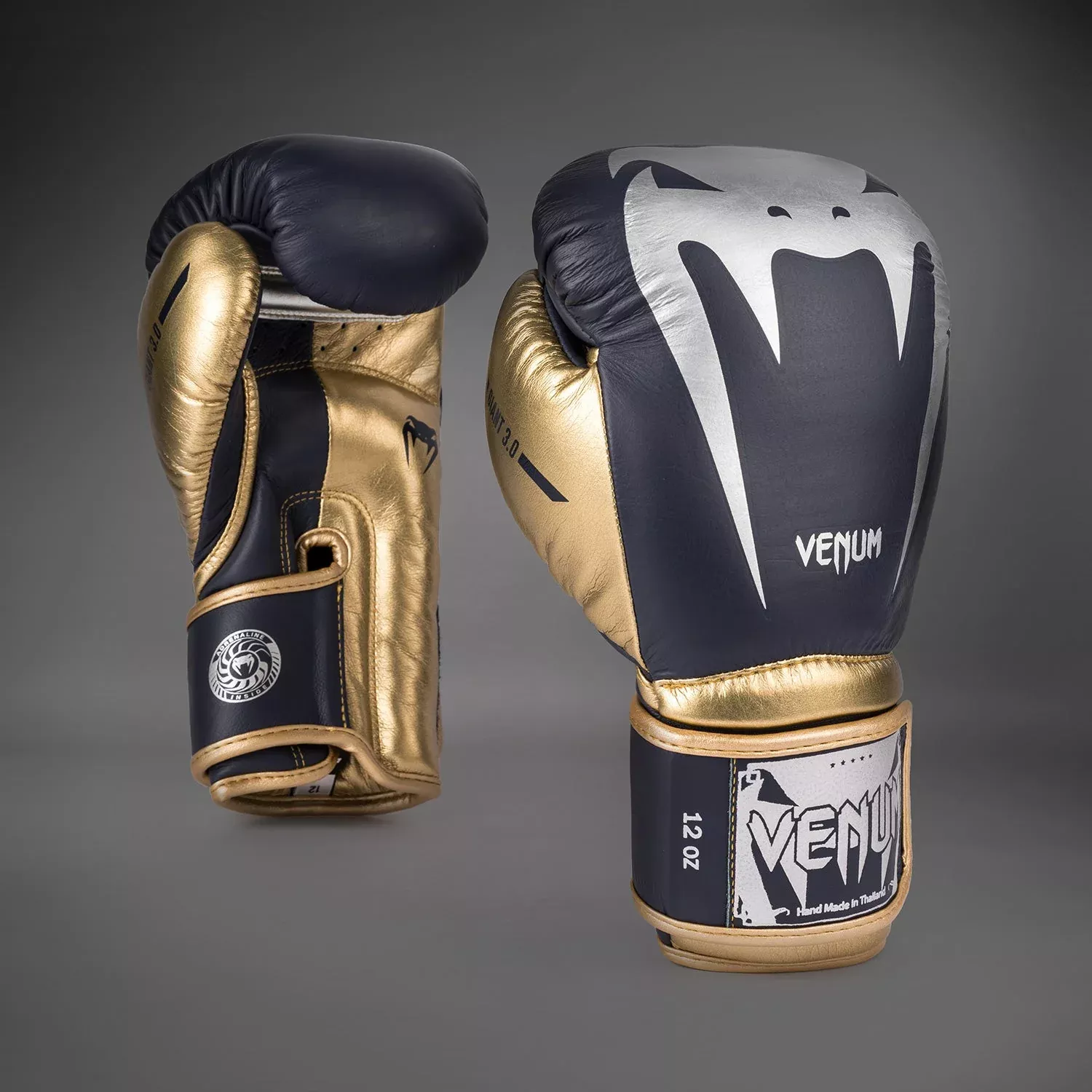 Боксерські рукавички Venum Giant 3.0 Boxing Gloves Navy/Gold-10