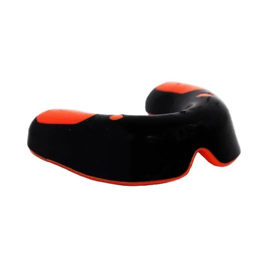 Капа боксерська PowerPlay 3315 SR оранжево-чорна LEMON