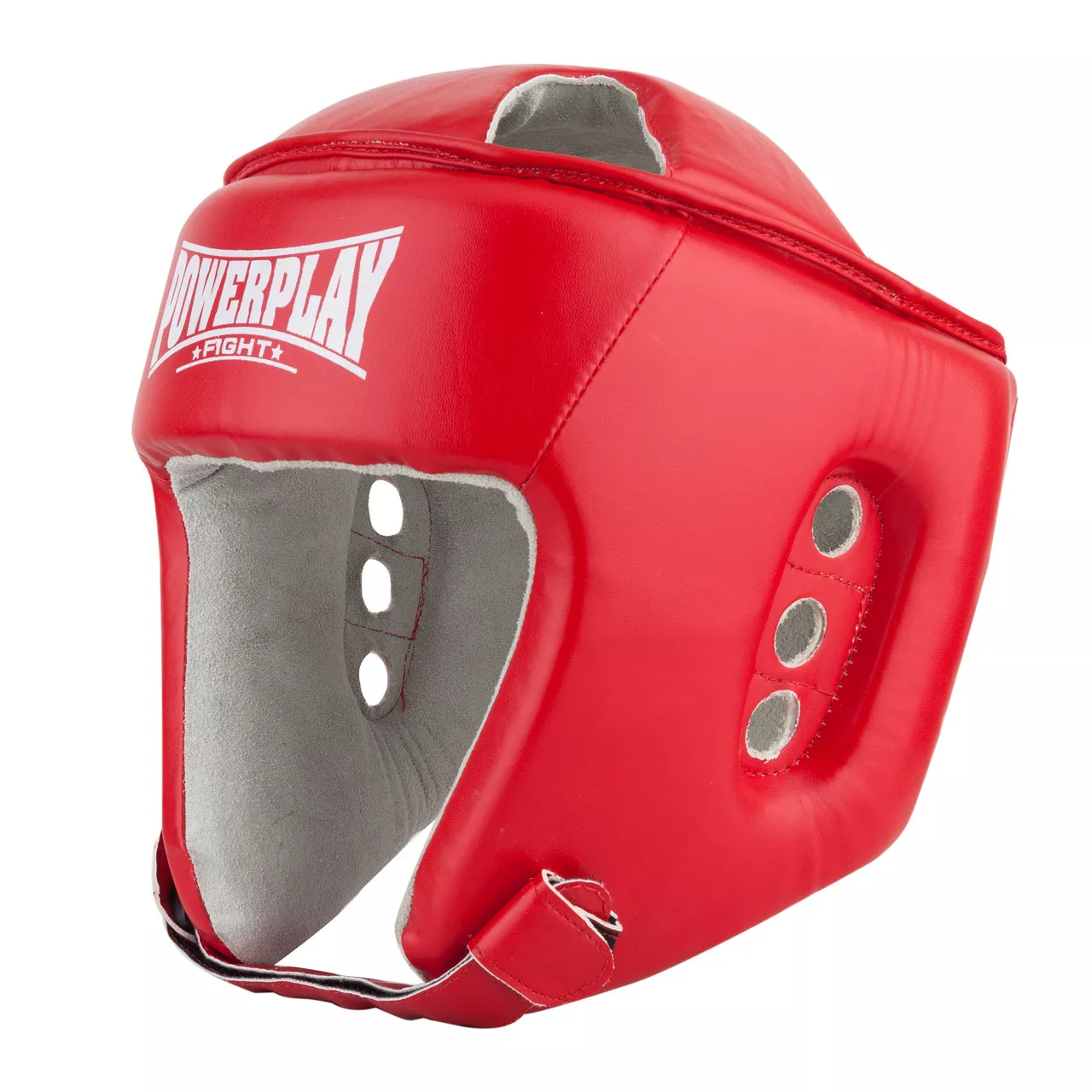 Боксерский шлем тренировочный PowerPlay 3084 красный S