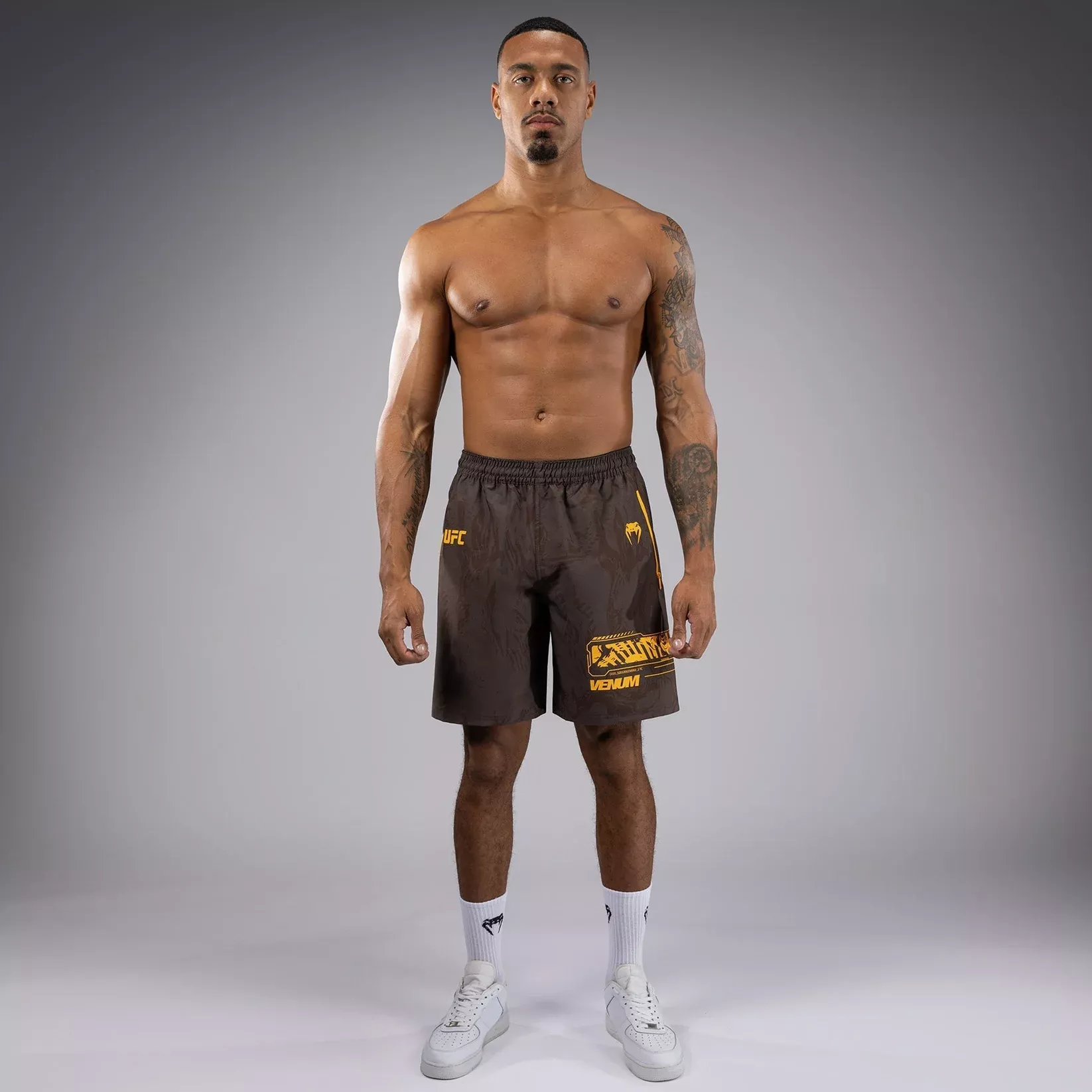Шорти Venum UFC Fusion Authentic Fight Week Men's Performance Short Earthen Brown-S