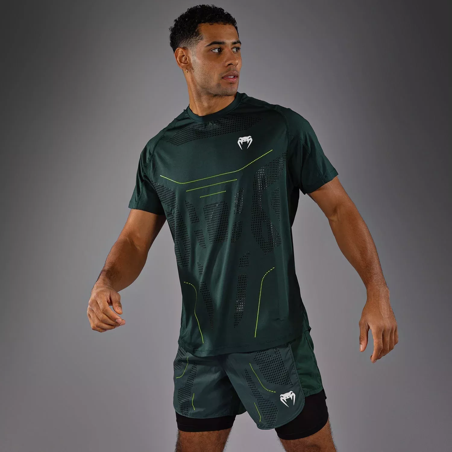 Футболка Venum Technical 3.0 Dry-Tech T-Shirt Forest Green-S