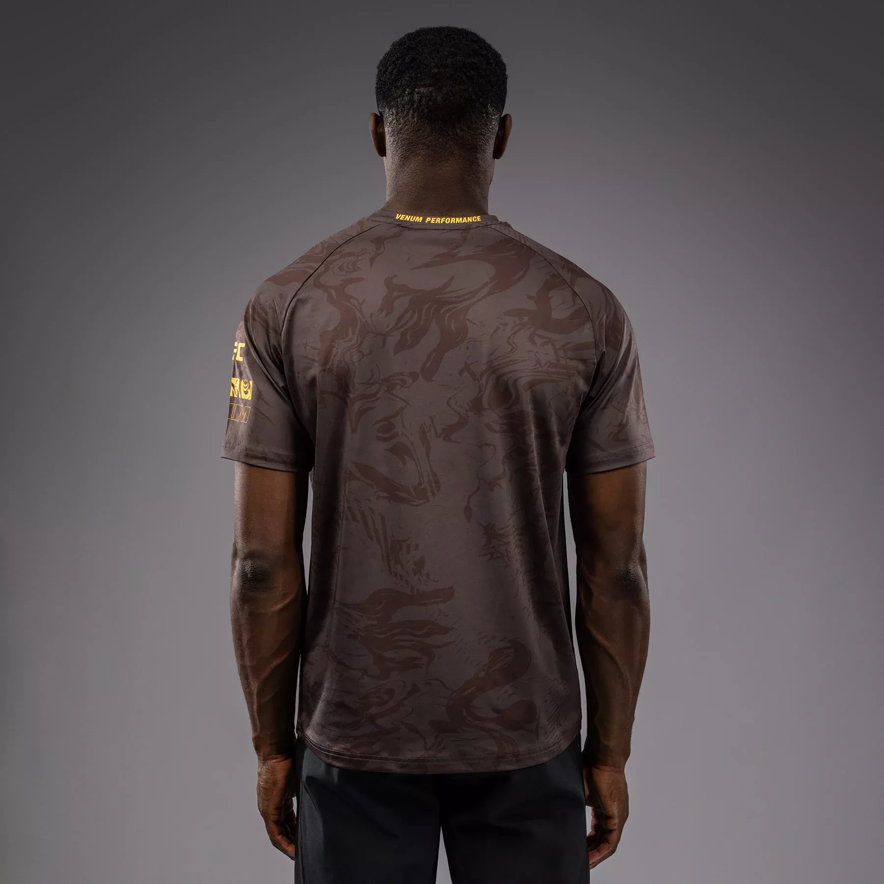 Футболка UFC Fusion by Venum Fight Week Men’s Dry-Tech T-Shirt Earthen Brown-S