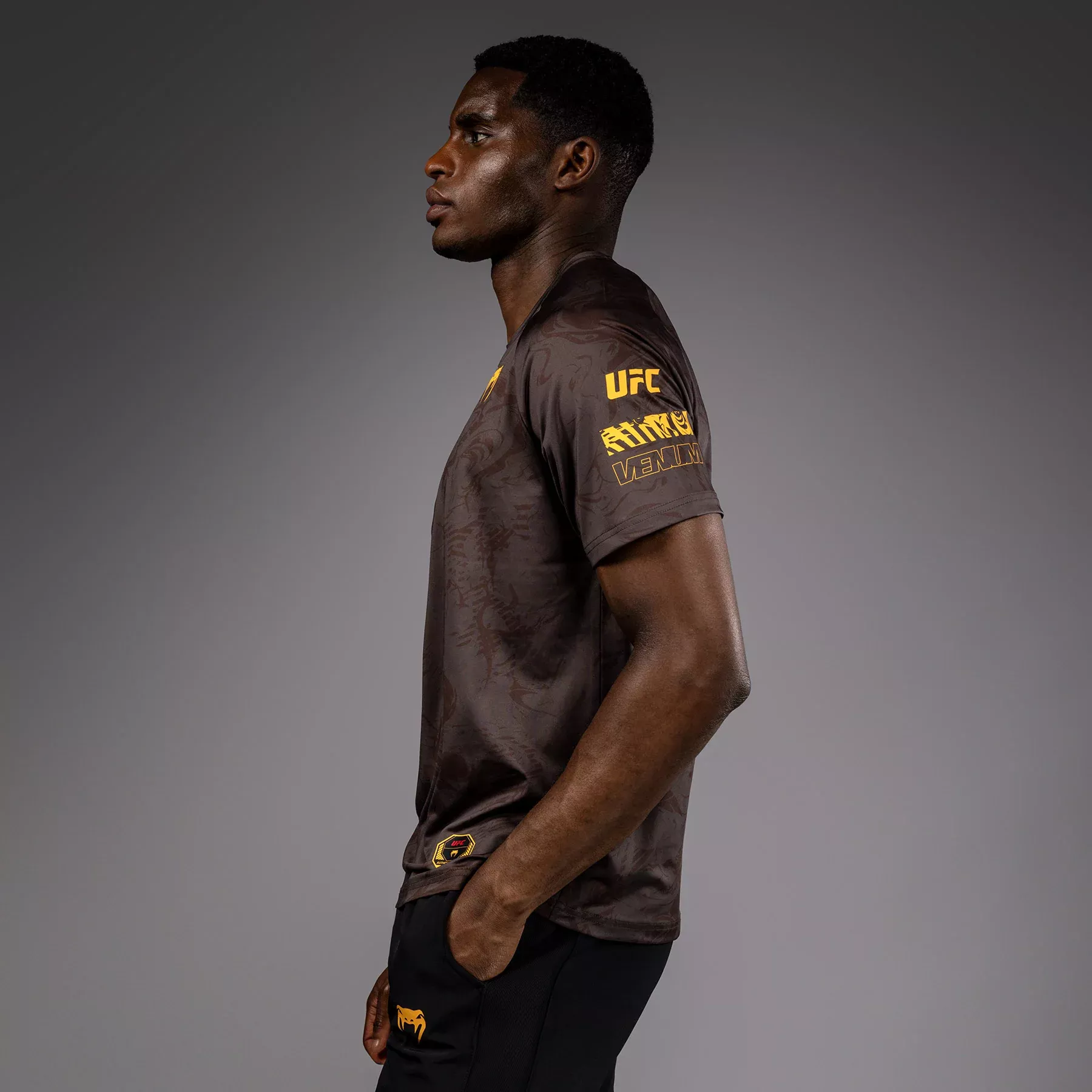 Футболка UFC Fusion by Venum Fight Week Men’s Dry-Tech T-Shirt Earthen Brown-S