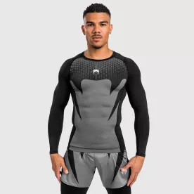 Рашгард Venum Attack Men's Long Sleeve Rashguard Black/Grey-S
