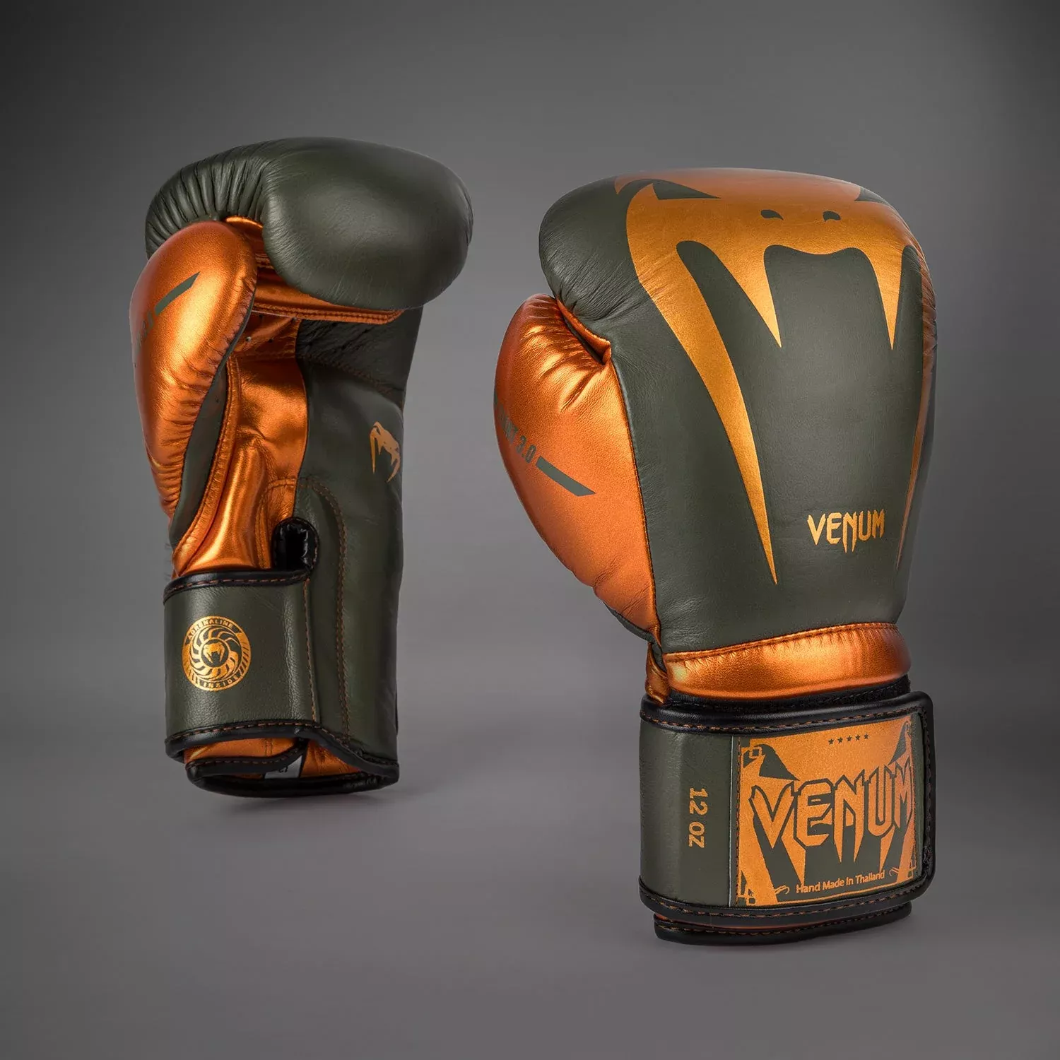 Рукавички для боксу Venum Giant 3.0 Boxing Gloves Khaki/Bronze-10