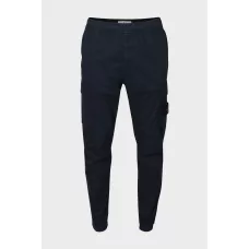 Штаны Stone Island Elastic Waist Cargo Pants Navy K1S153100313-S0010 V0020-M(32)