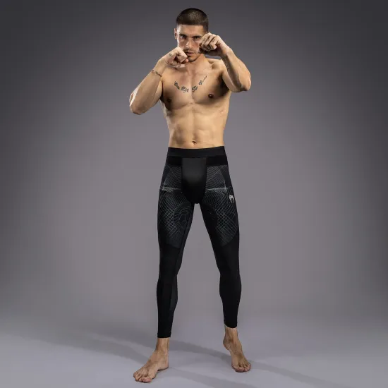 Компрессионные штаны Venum G-Fit Air Men's Spats Deep Black/Desert Sand-S