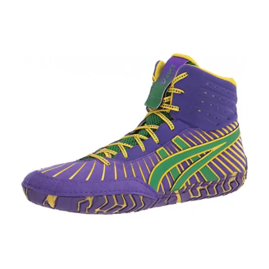 Борцовки ASICS AGGRESSOR 5 ROYAL AZEL/GREEN-40,5