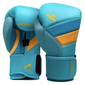 Боксерские перчатки Hayabusa T3 Boxing Gloves Blue/Yellow-12