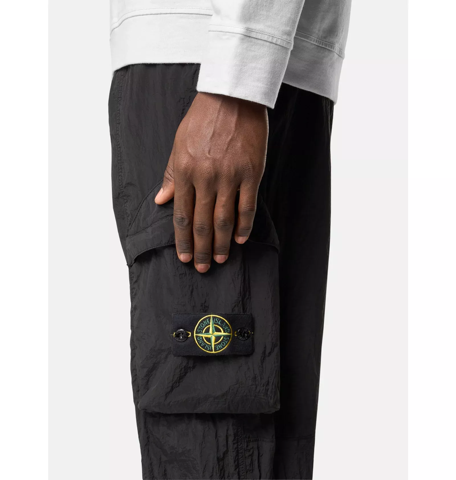 Штаны Stone Island Nylon Econyl Pants Black K1S153100006 S0019 V0029-S(30)