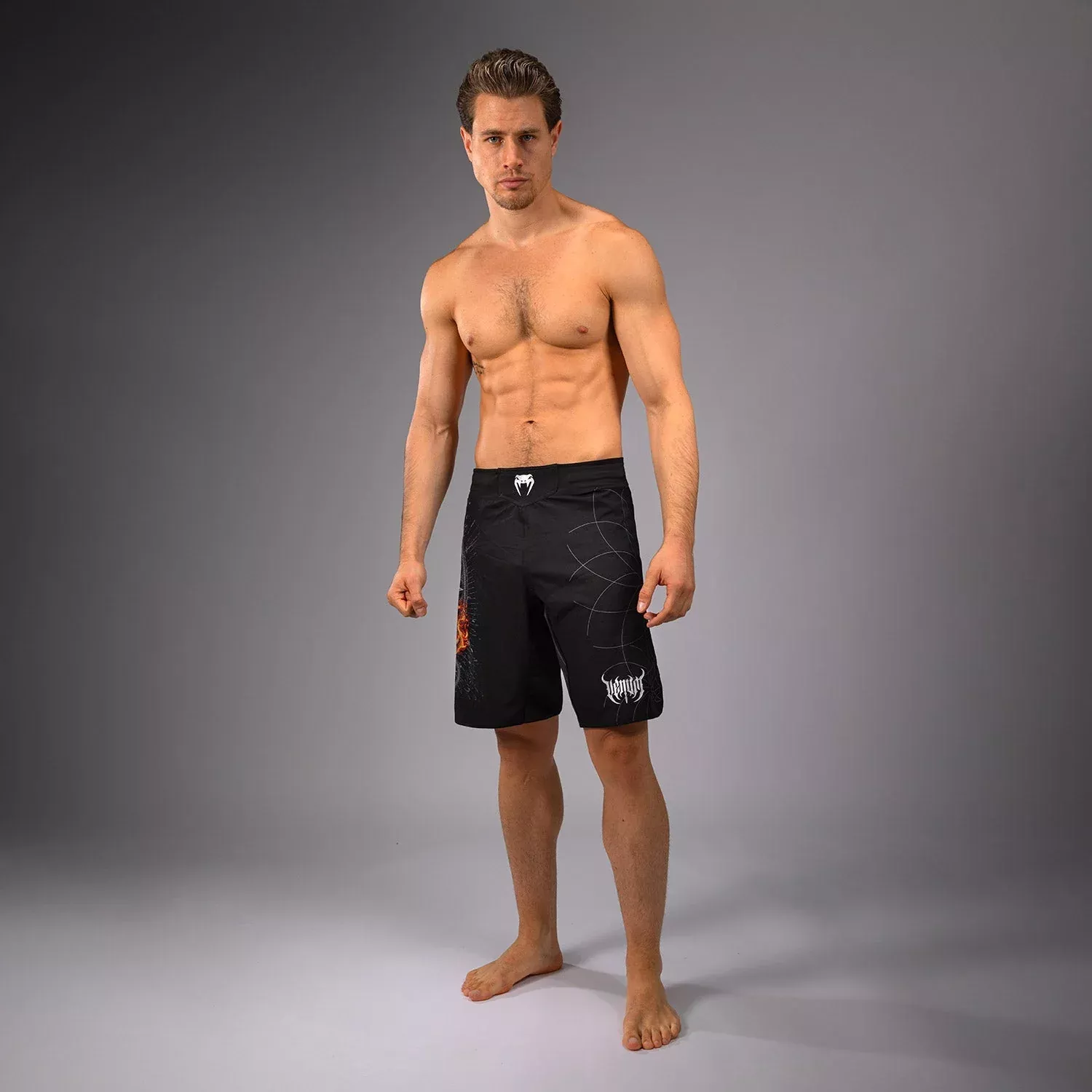 Шорти для ММА Venum Gladiator 5.0 Men’s Fight Shorts Black/Silver-S