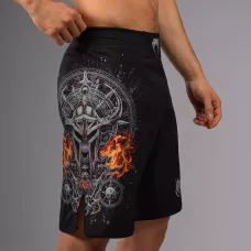 Шорты для ММА Venum Gladiator 5.0 Men’s Fight Shorts Black/Silver-L