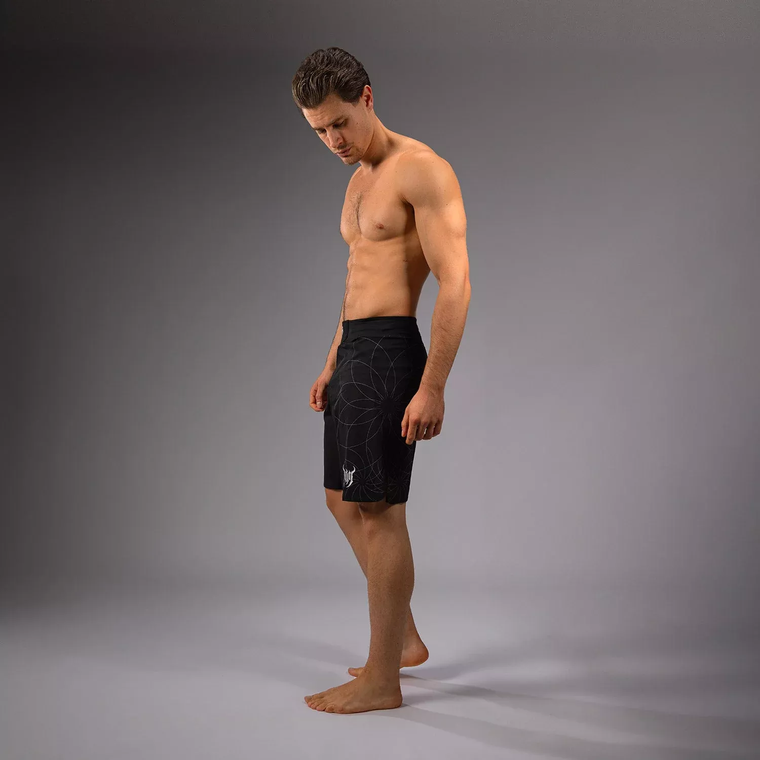 Шорти для ММА Venum Gladiator 5.0 Men’s Fight Shorts Black/Silver-S