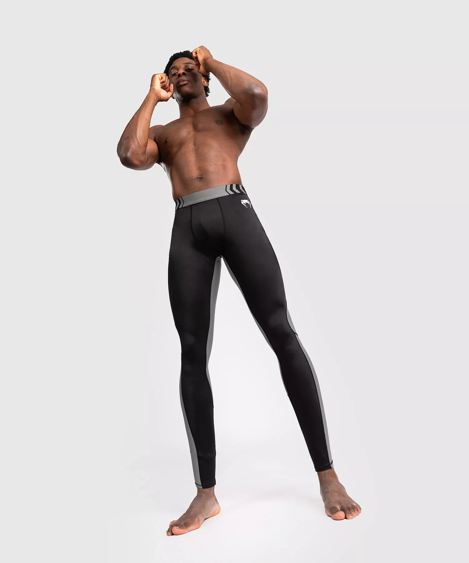 Компресійні штани Venum Tempest Men's Spats Black/Grey-S