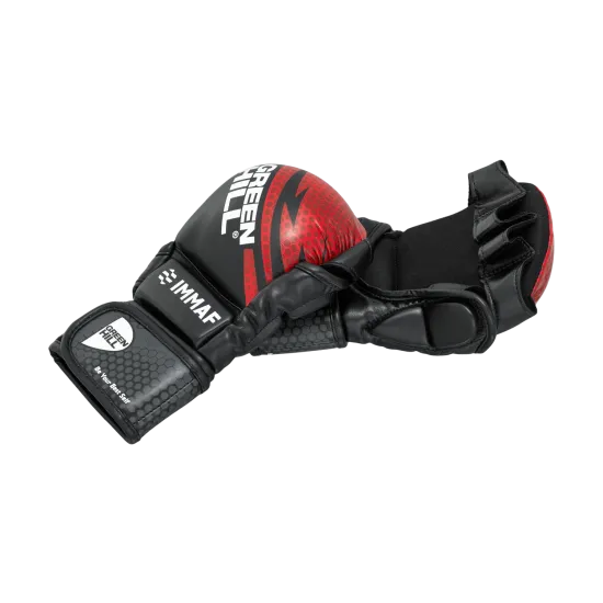 Перчатки для ММА Green Hill IMMAF Red-S 