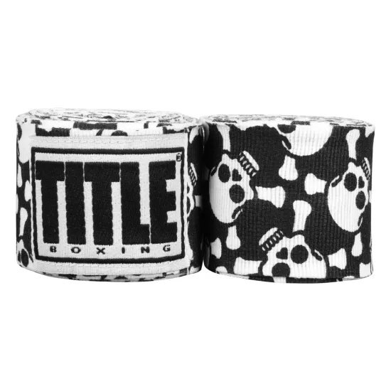 Бинти TITLE Boxing Print Mexican Style 4,57 м-чорний