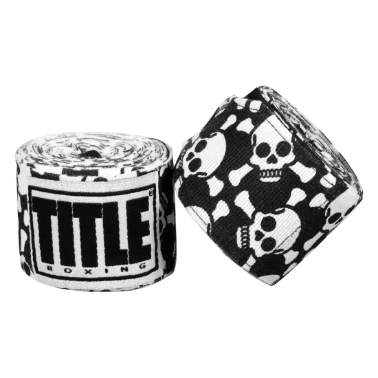 Бинти TITLE Boxing Print Mexican Style 4,57 м-чорний