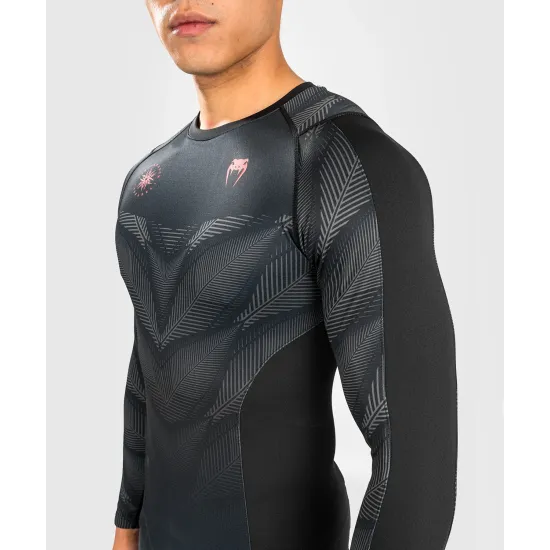 Рашгард Venum Phantom Rashguard Long Sleeves Black/Red-S