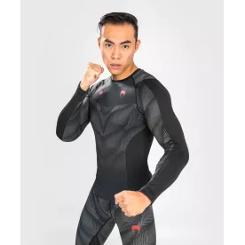 Рашгард Venum Phantom Rashguard Long Sleeves Black/Red-S
