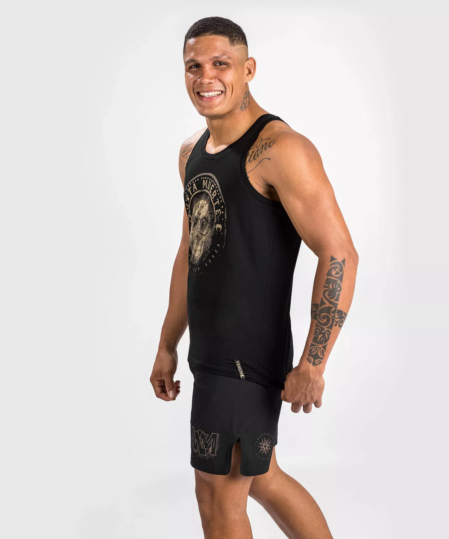 Майка Venum Santa Muerte Dark Side Tank Top Black/Brown-S