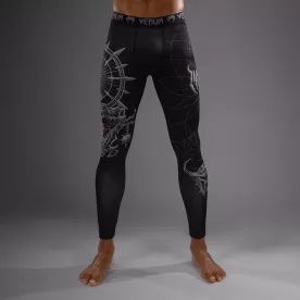 Компресійні штани Venum Gladiator 5.0 Men's Spats Black/Silver-S