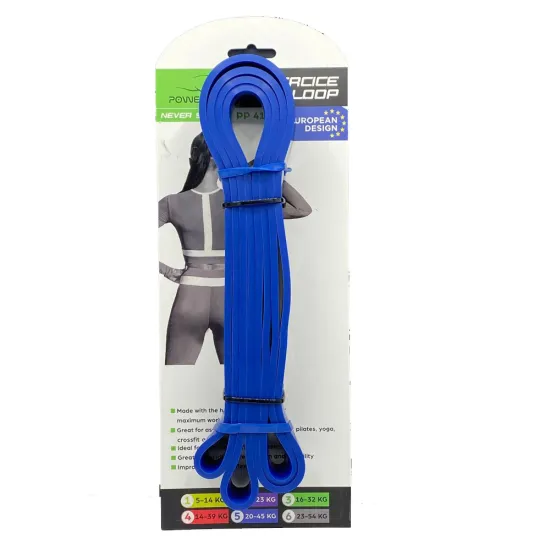 Гума для тренувань PowerPlay 4115 Blue (20-45kg)