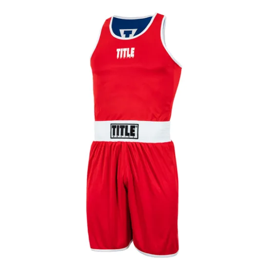 Двостороння форма для боксу TITLE Boxing Aerovent Elite Amateur Boxing Set 2.0-2XS
