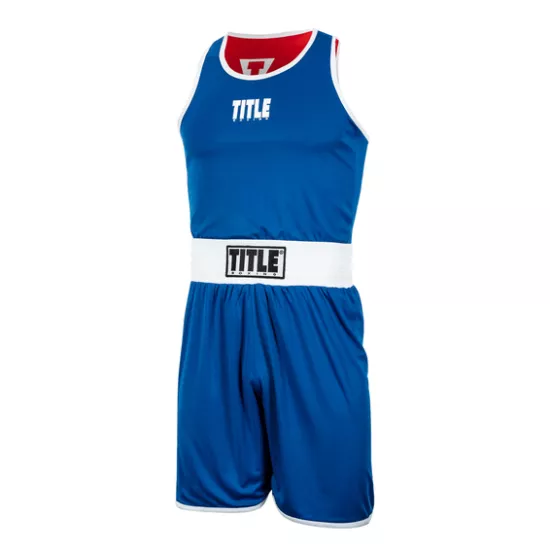 Двостороння форма для боксу TITLE Boxing Aerovent Elite Amateur Boxing Set 2.0-2XS