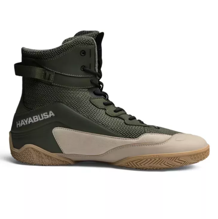 Боксерки Hayabusa Talon Boxing Shoes Green/Tan-40