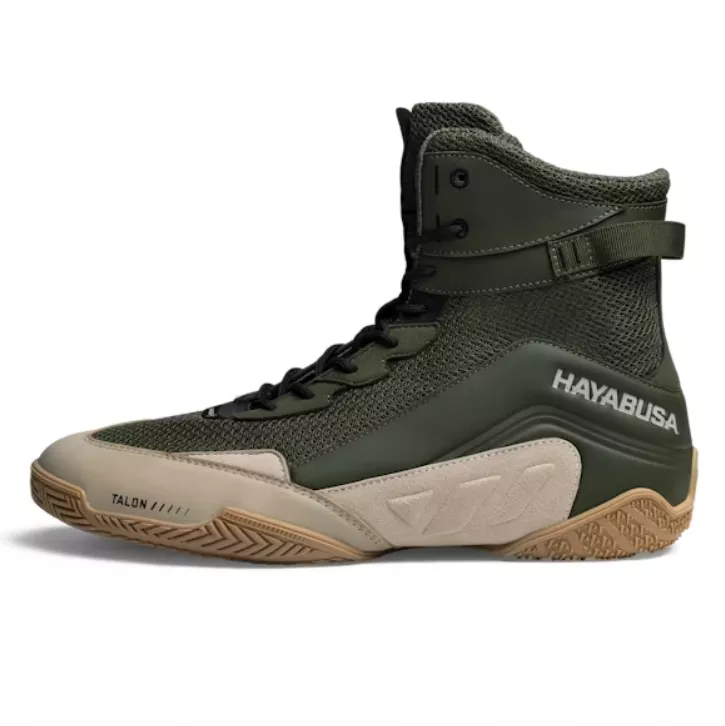 Боксерки Hayabusa Talon Boxing Shoes Green/Tan-40