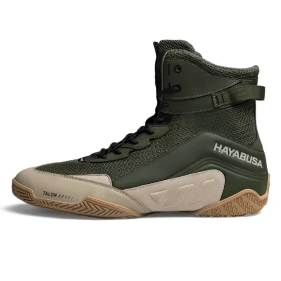 Боксерки Hayabusa Talon Boxing Shoes Green/Tan-40