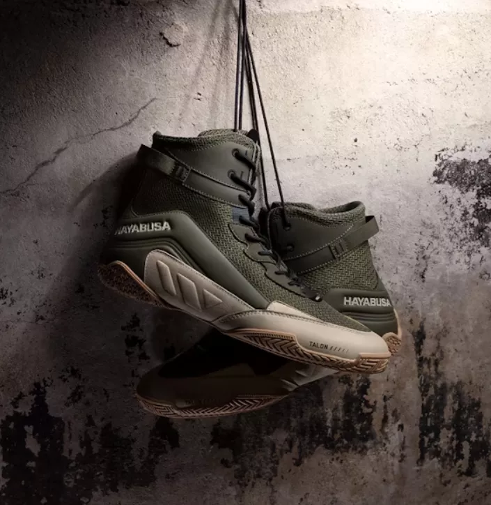 Боксерки Hayabusa Talon Boxing Shoes Green/Tan-40