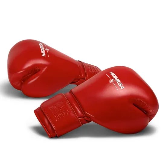Боксерские перчатки Hayabusa Pro Boxing Gloves Red-12 унций