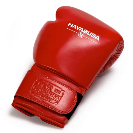 Боксерские перчатки Hayabusa Pro Boxing Gloves Red-12 унций