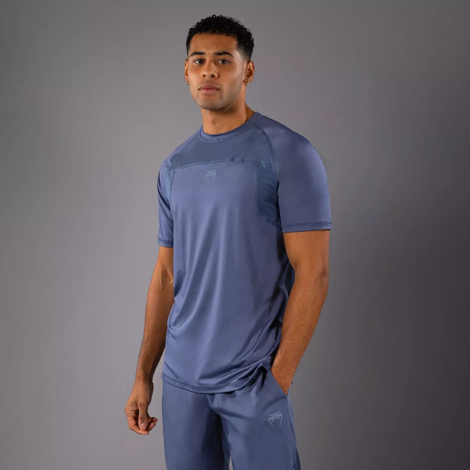 Футболка Venum G-Fit Air Men's Dry-Tech T-Shirt Foggy Blue-S